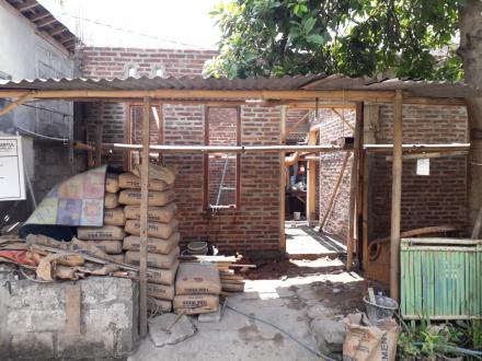 Pengecekan Pembangunan RTLH Di Desa Wijirejo Dengan Sumber Dana Dana Desa 